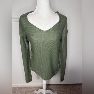 Harper Sage V-Neck Sweater size S new with tag